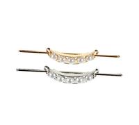 Beaupretty 2PCS Alloy Pearl Hair Stick Lightweight Hairpin for Women Elegant Hollow Hair Chopsticks Wedding Accessories