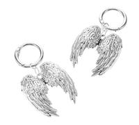 Beaupretty 2pcs Angel Wing for Boots Boot Pendant Ring Detachable Shoe Charms Angel Wing Charm Shoe Supply Accessory