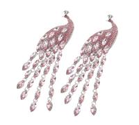 Beaupretty 2pcs Animal Brooch Peacock Lapel Pin with Metal Rhinestone, Elegant Style, Fine Workmanship, Comfortable to Touch, Convenient to Wear and Remove, for Prom Skirts