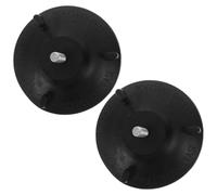 Beaupretty 2pcs Bath Stool Leg Tips with Screw Non-Slip Rubber Feet Replacement for Shower Seat Toilet Chair Foot Pads Commode Chair Accessories for Elderly Safety Rail Transfer Bench