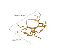Beaupretty 2pcs Bendable Snake Headpiece for Women Egyptian Medusa Tiara with Intricate Snake Details Deep Green Earthy Golden Pharaoh Crown Halloween Costume Accessories