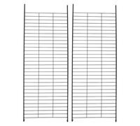 Beaupretty 2pcs Black Iron Cat Ladder Sturdy Construction Expandable Climbing Fun Cat Cage Ladder Accessory Indoor Surfaces Kennels Kittens