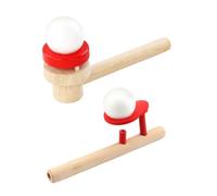 Beaupretty 2Pcs Blow Ball Floating for Adults Safe Material Suspension Blowing Plaything with Bright Colors Balanced Design for Fun Sensory Training and Indoor Outdoor Use