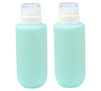 Beaupretty 2pcs Bottle Essential Oils Bottles Condiment Bottles Squeeze Spray Bottles for Cleaning Solutions Funnels Bathroom Soap Dispenser Sealed Carrying Shampoo Drink Pp Green