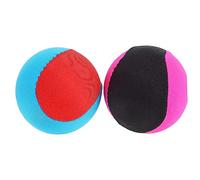 Beaupretty 2Pcs Bouncy Balls for Summer Beach Pool Interactive Water Bounce for Family Fun and Hand Therapy Stress Relief Includes Pink Blue Balls