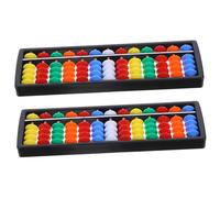 Beaupretty 2pcs Boys and Girls Math Learning Abacus Counting Toys Numbers for Boys and Girls Educational Math Bead Counter