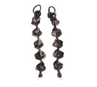 Beaupretty 2pcs Braided Bubble Ponytail Hair Extension Wrap Around Synthetic Wig for Women Teens High Temperature Silk Natural-looking Smooth Braids Stylish Versatile Hair Extensions for