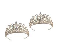 Beaupretty 2pcs Bridal Rhinestone for Weddings Elegant Stunning Hair Accessory for Brides and Birthday Parties Comfortable Fit Photography Prop