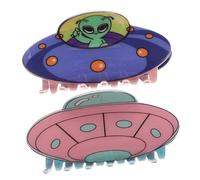 Beaupretty 2pcs Cartoon Colorful Claw Hair Clips Acetate Small Hair Accessories for Girls Women Thin Styling Decorative Claws