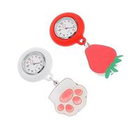 Beaupretty 2pcs Cartoon Nurse Pocket Watch Digital Clip for Women Nursing Watch for Hospital Shifts and Student Use