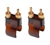 Beaupretty 2Pcs Copper Erhu Fine Tuners String Adjusters Professional Musical Instrument Accessories for Erhu and Huqin, Tools for Traditional Chinese String Instruments