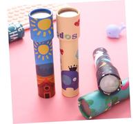Beaupretty 2Pcs Creative Rotatable Kaleidoscope for Classroom Party Favors Educational with Colorful Rainbow Patterns Inspiring Imagination and Visual Learning