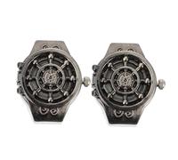 Beaupretty 2pcs Decorative Ring Watch Chic Vintage Design Comfortable Material Practical Jewelry for All Occasions Unique Idea for Him and Her