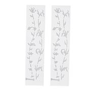 Beaupretty 2pcs DIY Acoustic and Electric Guitar Fretboard Stickers Life Tree Design Pvc Material No Glue Residue Does Not Affect Sound Quality Decorative Neck Decals for Guitar Accessories