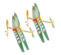 Beaupretty 2pcs DIY Glider Model Set Educational for Boys Promotes Creativity Logical Ability Enhances Practical Skills Safe Handcraft Materials Random Color Random Color