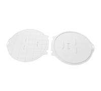 Beaupretty 2pcs DIY Seaweed Mask Making Mold Plastic Tray for Women Facial Mask Shaping Tool Reusable for Home Spa Use