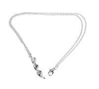 Beaupretty 2pcs Dna Double Helix Necklace Scientific Chemistry Molecule Pendant Jewelry for Biology Lovers Unique Molecular Symbol Accessory for Science Events and Networking