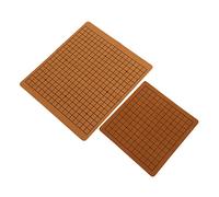 Beaupretty 2Pcs Double Sided Go Chessboard PU Soft Folding Board for Stones Lightweight Educational Chess Supplies for Indoor Outdoor Play Random Color