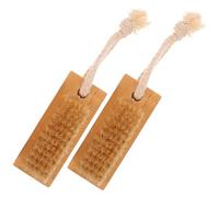 Beaupretty 2Pcs Double Sided Nail Cleaners Portable Fingernail Scrubbers for Cleaning Debris and Dead Skin Professional Nail Art Tools for Manicure and Healthy Nail Growth
