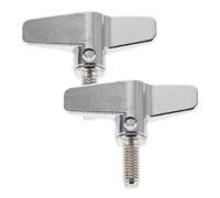 Beaupretty 2pcs Drum Cymbal Stand Knob Replacement Wing Nut Tool for Drum Set Cymbals Hardware for Percussion Repair and Stand Assembly