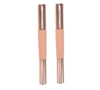 Beaupretty 2PCS Dual Ended Silicone Lip Brush with Concealer Applicator and Protective Cover Portable Retractable Makeup Brush for Lipstick Lip Gloss and Nail Art Travel-friendly Reusable