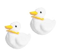 Beaupretty 2Pcs Duck Plush Keychain Cute Stuffed Animal Pendant for Backpack Handbag Decoration Easy to Attach Adorable for Friends and Couples