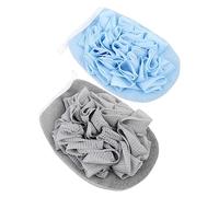 Beaupretty 2Pcs Durable Double Sided Bathing Wipe with Soft Exfoliating Mesh for Comfortable Skin Cleansing and Rich Bath Accessory for Neck Shoulders Feet and Full Body Use