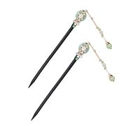 Beaupretty 2pcs Ebony Hair Sticks Chinese Style Hairpins Elegant Hair Accessories for Women for Bun Decoration and Daily Wear