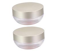 Beaupretty 2pcs Elastic Mesh Loose Makeup Powder Container Compact Case for Travel and Home Storage