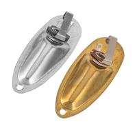 Beaupretty 2pcs Electric Guitar Jackplate Input Jack Socket for Guitar Output Replacement Parts for Music Workshops and Home Repairs