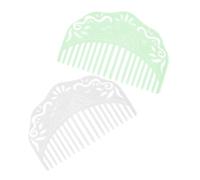 Beaupretty 2pcs Elegant Chinese Style Hair Side Combs for Women Decorative Resin Comb for Daily Wear Simple Hairdressing Accessories for Occasions