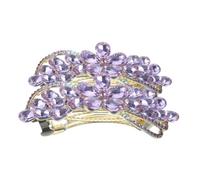 Beaupretty 2pcs Elegant Floral Hair Clip Bridal Hair Pins for Women Thick Decorative Barrettes
