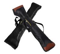 Beaupretty 2pcs Erhu Case Black and Brown Protective Bag for Instrument with Backpack and Hand Carry Options for Practice Performances and Travel Carry Bag for Convenient Transport