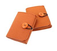 Beaupretty 2pcs Essential Oil Storage Bag Felt Pouch for Aromatherapy Oil Portable Organized