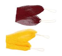 Beaupretty 2pcs Exfoliating Bath Sponge Body Scrubber Back Shower Scrubber African Luffa Sponge for Dead Skin Removal Gentle Travel-Friendly