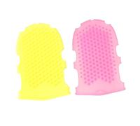 Beaupretty 2Pcs Exfoliating Gloves Shower Brush Dual Sided Bath Scrubber for Deep Cleansing and Skin Massage Improves Texture Promotes Healthy Skin for Spa and Home Use