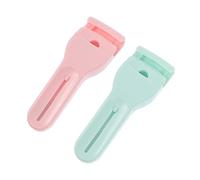 Beaupretty 2pcs Eyelash Curling Clip Handheld Makeup Tools for Eyelashes Curling Lash Brush Tool Curler Comb