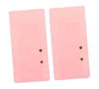Beaupretty 2Pcs Eyelash Extension Pallet Acrylic Holder Tray with Magnetic Design for Stable Grafting Easy Cleaning Transparent Lash Display Board for Professional Lash Extensions