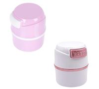 Beaupretty 2pcs Eyelash Storage Case for Eyelash Extension Glue Large Capacity Abs Glue Container with Sealed Design and Easy to Use Feature for Makeup and Lash Extensions