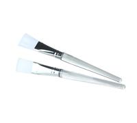 Beaupretty 2Pcs Facial Mask Brush Transparent Soft Bristles for DIY Skincare and Eye Mask Application Tools for Smooth Even Coverage Face and Hard to Reach Areas