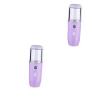 Beaupretty 2pcs Facial Mist Sprayer Portable Cold Steam Device for Instant Hydration Capacity Water Tank Usb Rechargeable Handheld Beauty Apparatus for Refreshing Skin Compact Design