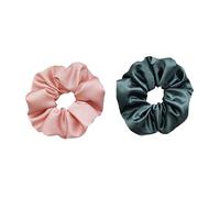 Beaupretty 2pcs Fashion Hair Ropes Imitation Silk Elastic Ponytail Holders Retro Green Warm Seamless Design for Everyday Wear Special Occasions