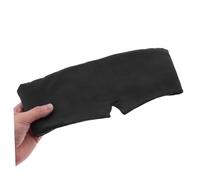 Beaupretty 2pcs Faux Silk Travel Sleep Eye Mask with Cooling Light Blocking Full Coverage for Airplane Naps and Summer Relaxation Long Design for Reduced Eye Fatigue Black