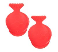 Beaupretty 2Pcs Fish Shaped Silicone Lip Plumper Tool Soft Elastic Lip Enhancer for Women Unique Design Increases Fullness Easy to Use for All Occasions Gift Choice
