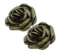 Beaupretty 2pcs Flower Shoe Buckles Detachable Floral Buckles for Women High Heels Wedding Party Decorative Shoe Clips Embellishments