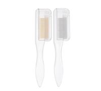 Beaupretty 2Pcs Foldable Stainless Steel Eyelash Combs and Eyebrow Brushes with Foldable Design, Not Easy to Break, for Travel and Outdoor Use Eyebrow Grooming Tool