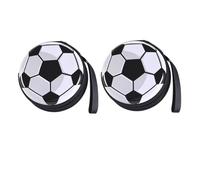 Beaupretty 2pcs Football Shaped Coin Purses Made of Tinplate and Webbing Fabric, Compact and Portable Round Money Bags for Outdoor Activities on The Go Scenarios, Multifunctional Use