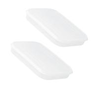 Beaupretty 2pcs Fresh Preservation Boxes Scallion Storage Box Four-grids Pp Sealed Dust-proof for Vegetables and Meat Kitchens Homes