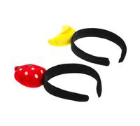 Beaupretty 2pcs Fruit Headbands Banana Strawberry Carnival Headdress for Women Live Streaming Party Cosplay Social Media Props Fun and Hair Accessories