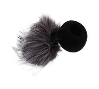 Beaupretty 2pcs Furry Microphone Windscreen Covers for Enhanced Audio Clarity Soft Protective Shield Compatible with Zoom for Recording Studios and Karaoke Rooms